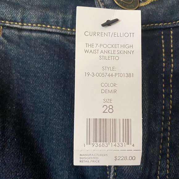 Current/Elliott High-Waist Skinny Jeans, NWT - Picture 13 of 16